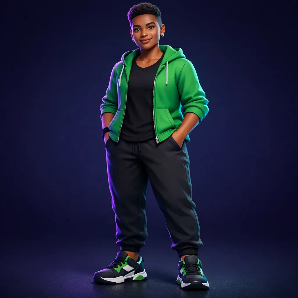 Custom 3D avatar example 3 — generated from a user photo