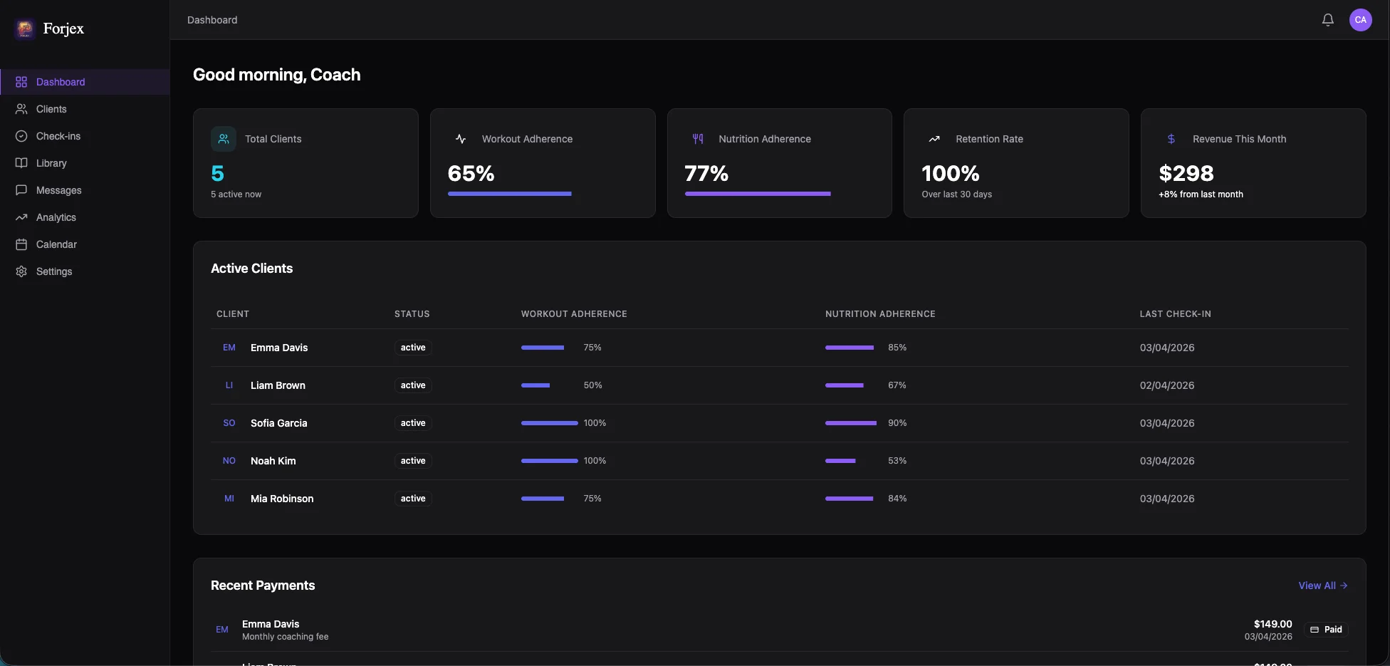 Coaching Platform — Run your coaching business inside the app your clients already use
