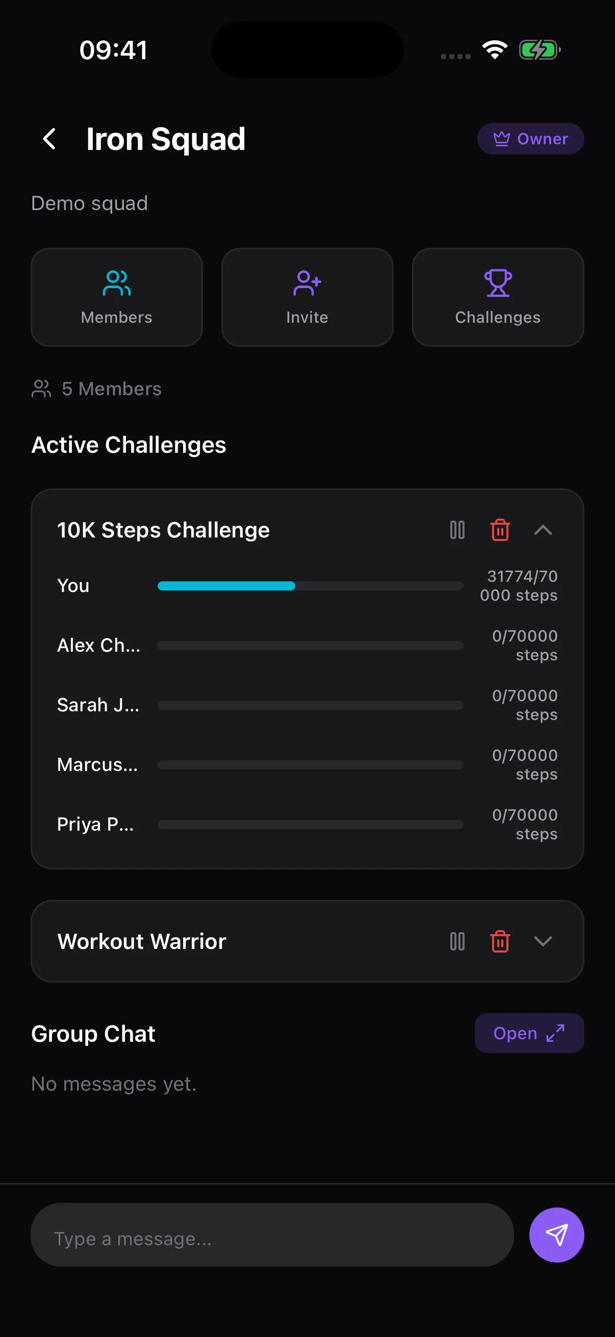 Squads — Train alone less, lift more