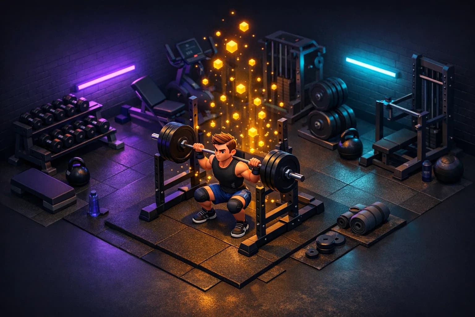 Gym Workout - Earn XP by training