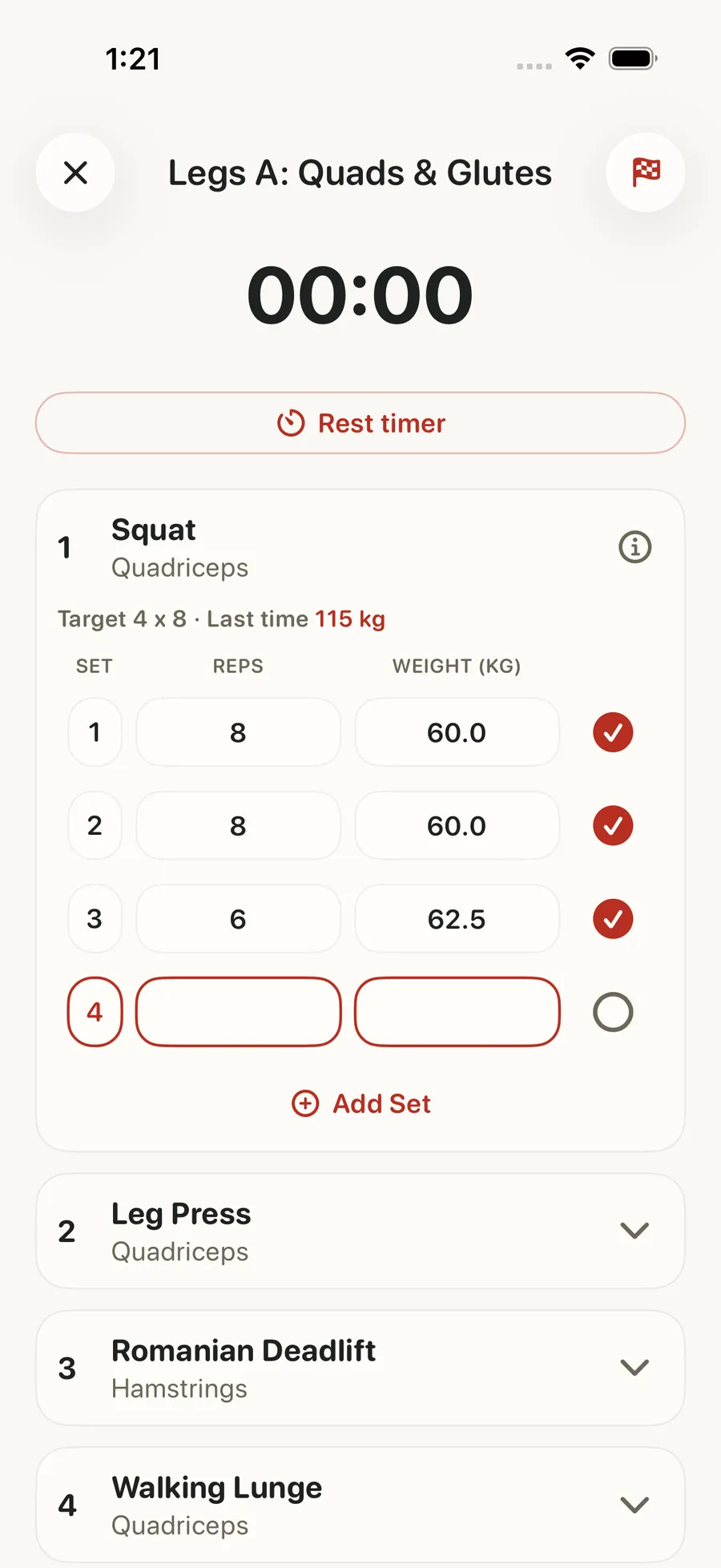 Workout Tracker