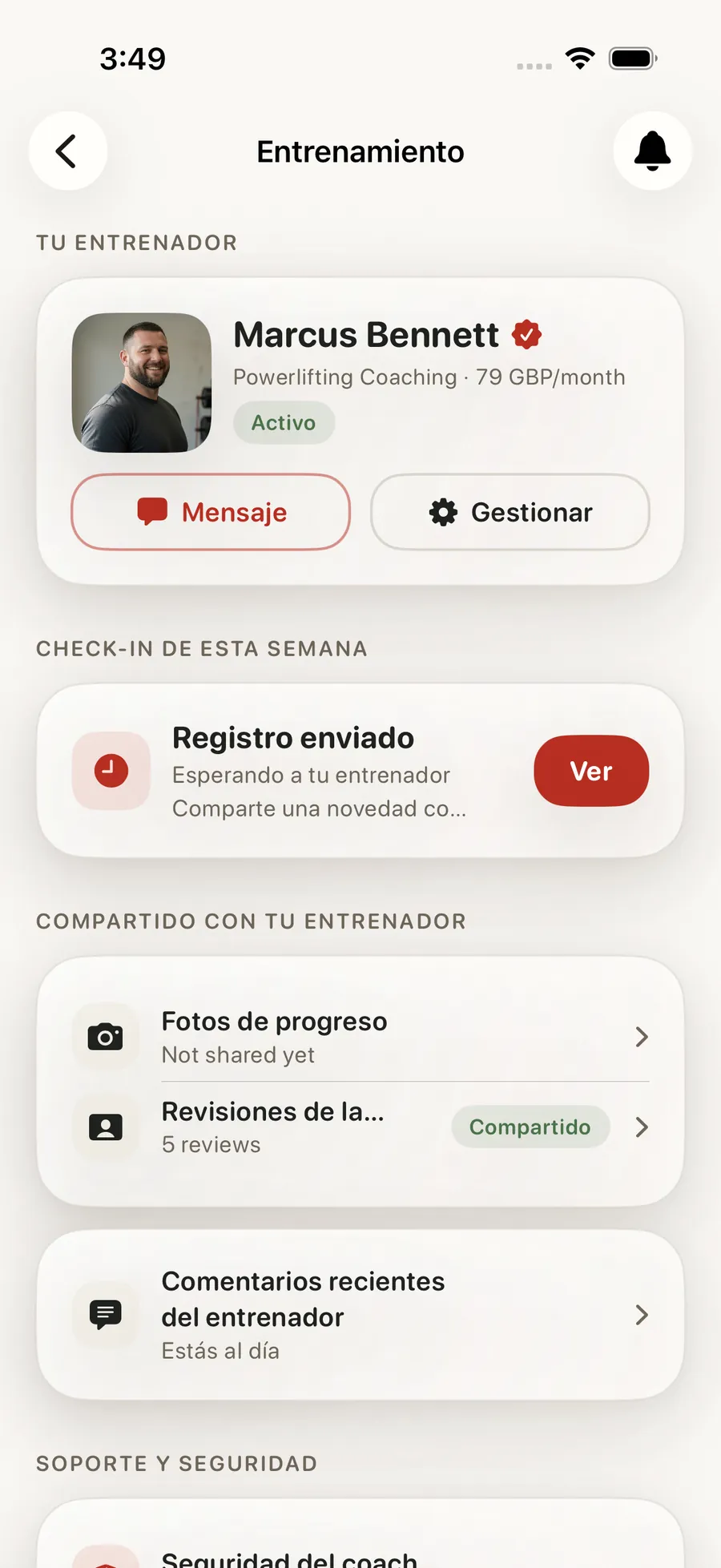 Encontrar entrenador