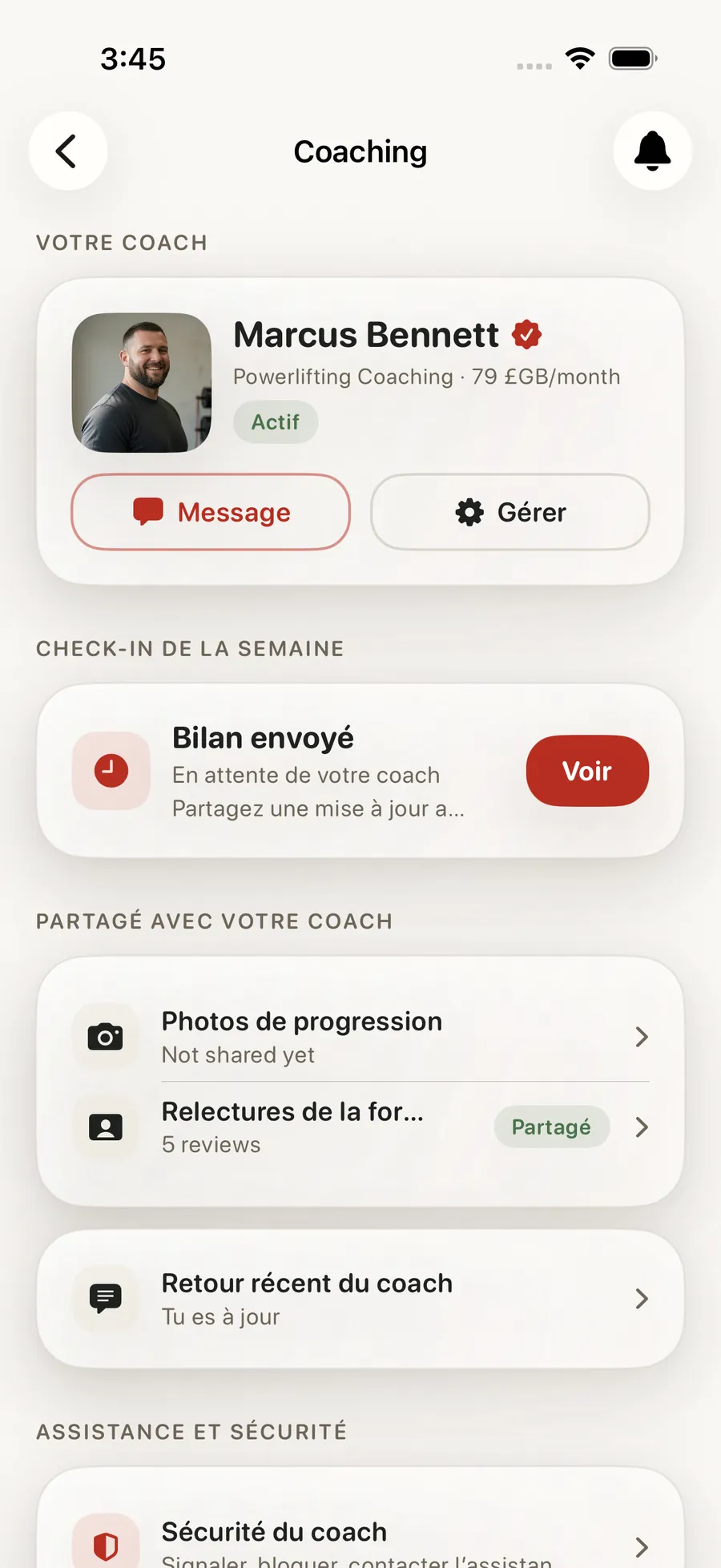 Trouver un coach